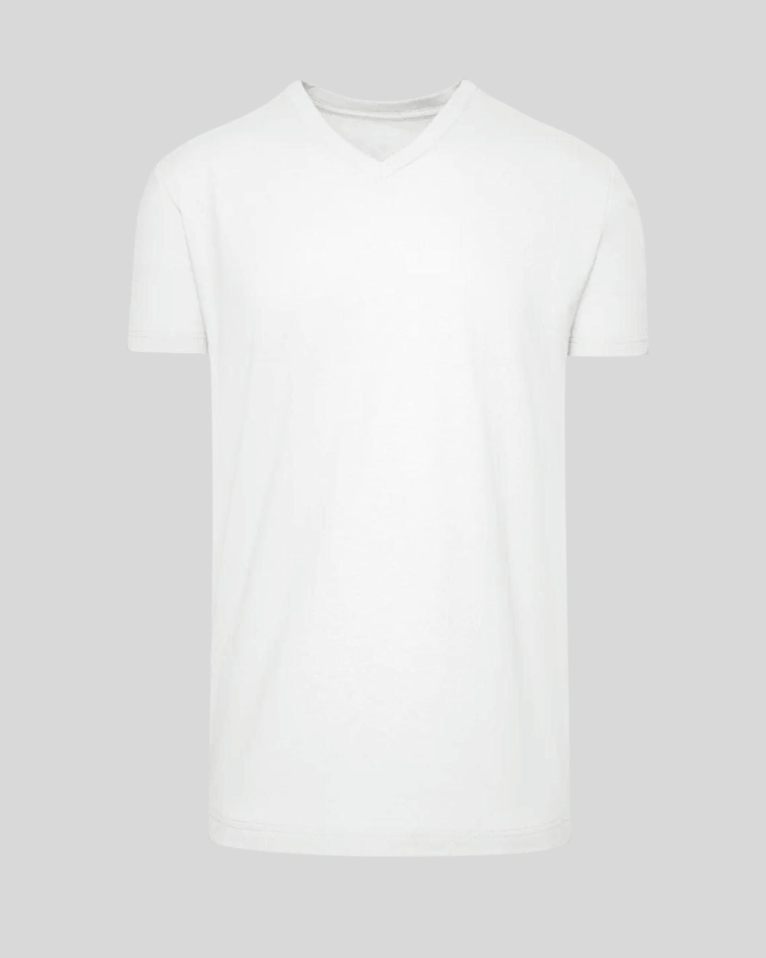 Camisetas Cuello V Blanca - Main Image