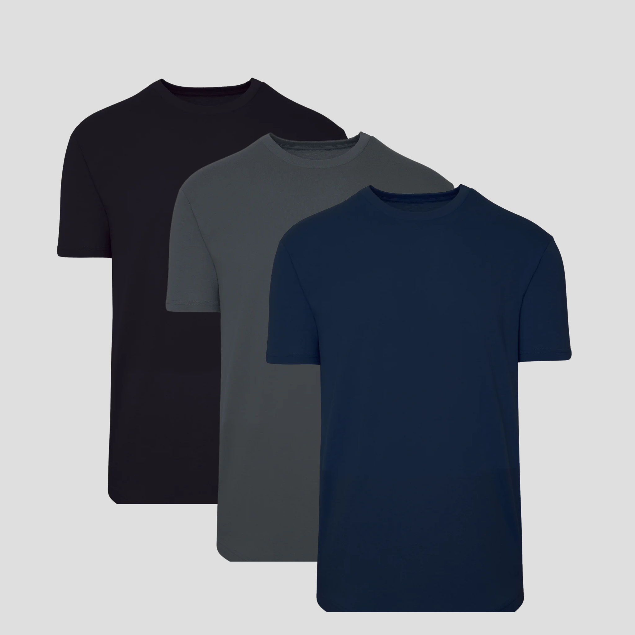 Paquete oscuro de 3 camisetas