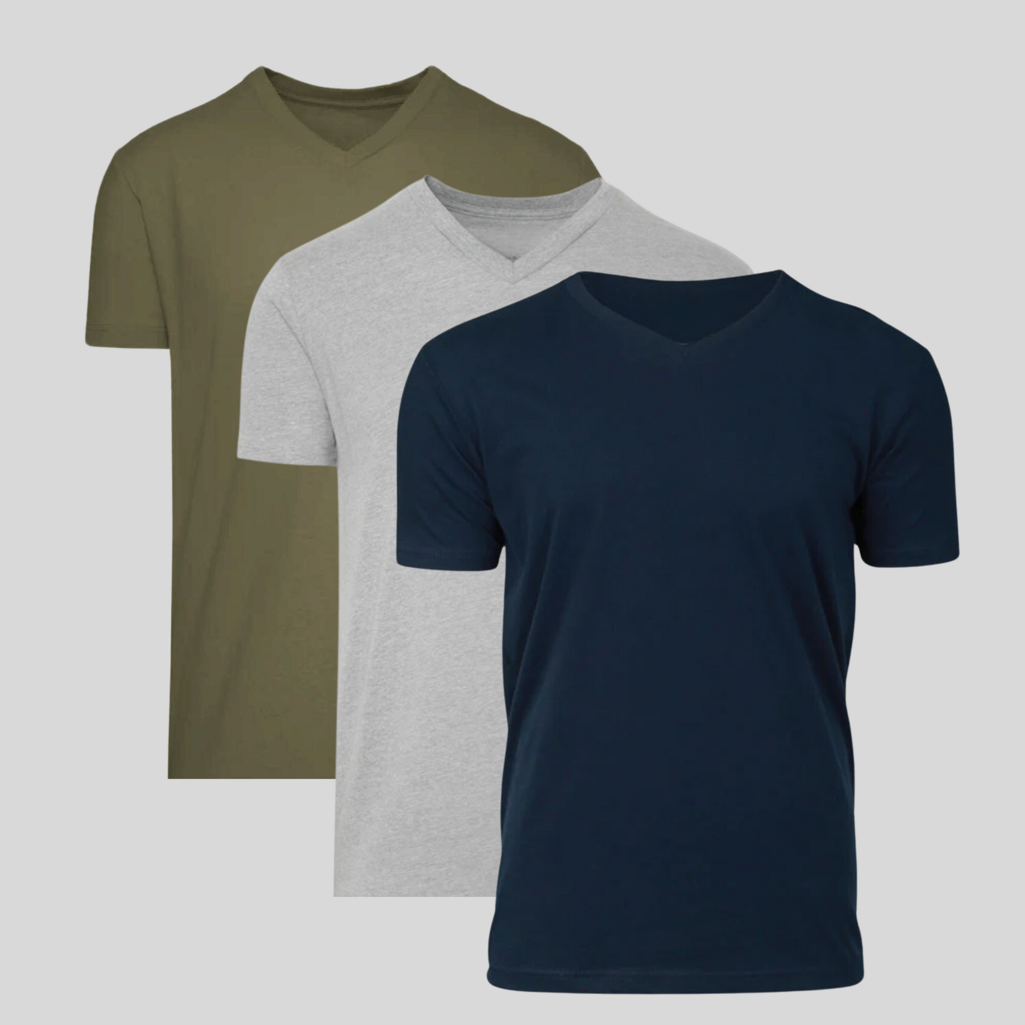 Paquete 3 Camisetas Cuello V