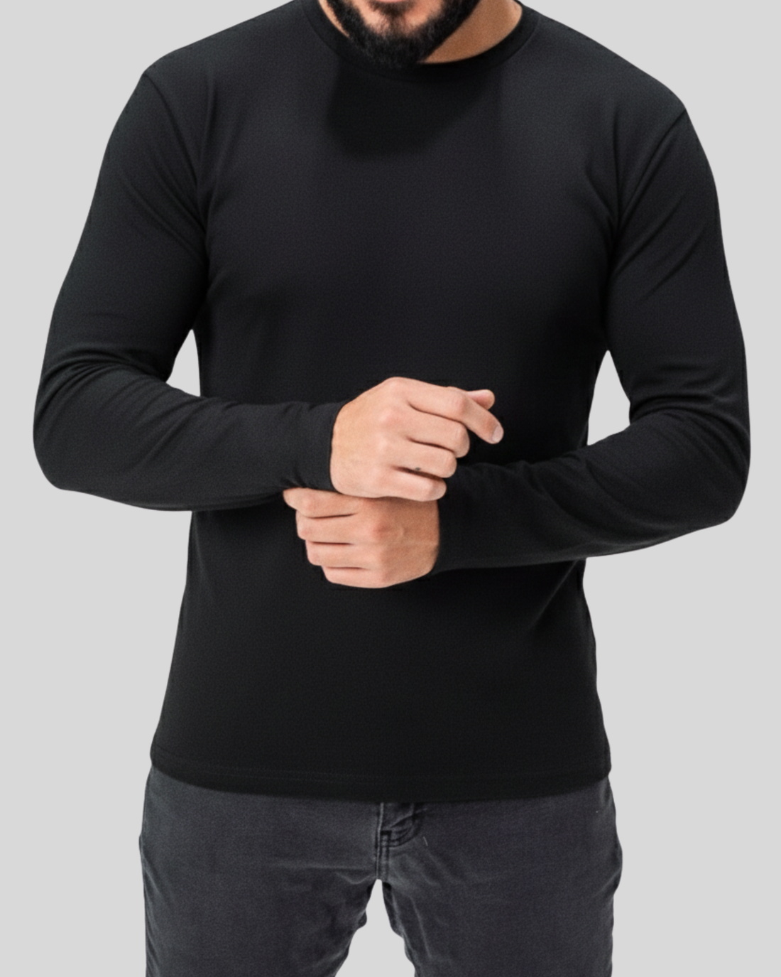 Paquete 3 Negras Manga Larga