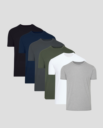 Paquete esencial de 6 camisetas